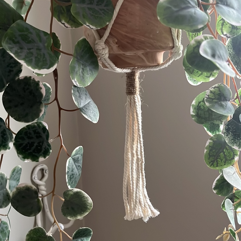 New Handmade Macramé Plant Hanger - Picture 4 of 6
